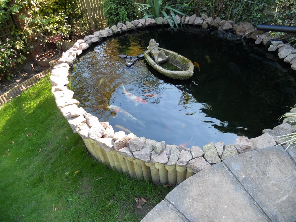 7200 Litre Raised Koi Pond Liner Free, How To Build An Above Ground Garden Pond